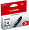 Canon CLI-551XLY - Inktcartridge / Geel / Hoge Capaciteit
