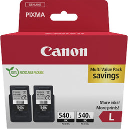 Canon PG-540L inktcartridge 2 stuk(s) Origineel High (L) Yield Zwart