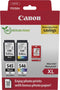 Canon PG-545XL / CL-546XL multipack met fotopapier zwart en kleur Hoge Capaciteit