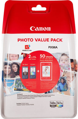 Canon PG-560XL/CL561XL - Inktcartridge - Multipack