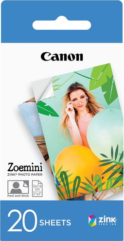 Canon ZINK Zelfklevend Fotopapier - Pak van 20 sheets