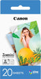 Canon ZINK Zelfklevend Fotopapier - Pak van 20 sheets