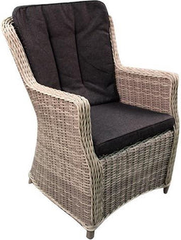 Canossa Dining stoel incl handgreep Wicker HM15 off white - stof 239