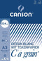 Canson Tekenblok C à grain 224 g/m² formaat 297 x 42 cm (A3)