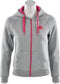 Canterbury CCC Zip Through Hoody - Sporttrui - Dames - Maat S - Melange Grijs;Fuchsia