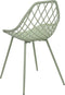 CANTON - Eetkamerstoel - Groen - Synthetisch materiaal