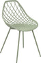 CANTON - Eetkamerstoel - Groen - Synthetisch materiaal
