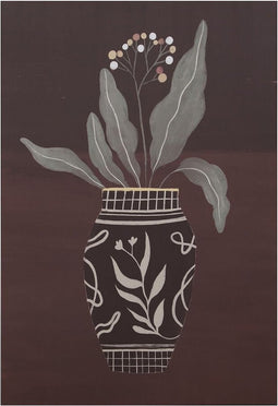 Canvas 80 x 3,8 x 120 cm Vaas Blommor