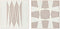 Canvas Home ESPRIT Modern 80 x 3 x 80 cm (2 Stuks)