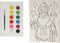 Canvas schilderset Sinterklaas 18x25cm