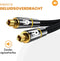 Drivv. Premium Toslink - Optische Audiokabel - 24K vergulde connectoren - Zwart (3 m)