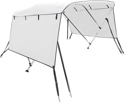 vidaXL - Biminitop - 3 - bogen - met - zijwanden - 183x(154-167)x137 - cm