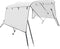 vidaXL - Biminitop - 3 - bogen - met - zijwanden - 183x(154-167)x137 - cm