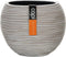 Capi Europe - 2 stuks Vaas bol II rib 12x9 ivoor