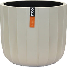 Capi Europe - Bloempot bol Craft - 9x8 - Beige - Opening Ø7.2 - Bloempot voor binnen - 5 jaar garantie - BCRBG139