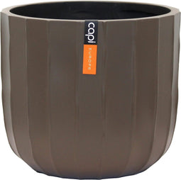 Capi Europe - Bloempot bol Craft - 9x8 - Warm taupe - Opening Ø7.2 - Bloempot voor binnen - 5 jaar garantie - BCRWT139