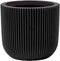Capi Europe - Bloempot bol Groove Black & Gold - 17x15 - Zwart - Opening Ø15.4 - Bloempot voor binnen - 5 jaar garantie - BGVBL133