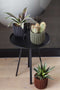 Capi Europe - Bloempot bol Groove Black & Gold - 24x21 - Zwart - Opening Ø20.9 - Bloempot voor binnen - 5 jaar garantie - BGVBL134