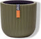 Capi Europe - Bloempot bol Groove Colours - 14x13 - Groen - Opening Ø11.9 - Bloempot voor binnen - 5 jaar garantie - BGVGN132