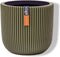 Capi Europe - Bloempot bol Groove Colours - 8x6 - Groen - Opening Ø5.6 - Bloempot voor binnen - 5 jaar garantie - BGVGN131