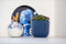 Capi Europe - Bloempot bol Groove Colours - 9x8 - Groen - Opening Ø7.2 - Bloempot voor binnen - 5 jaar garantie - BGVGN139