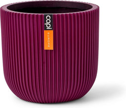 Capi Europe - Bloempot bol Groove Colours - 9x8 - Paars - Opening Ø7.2 - Bloempot voor binnen - 5 jaar garantie - BGVP139