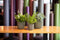 Capi Europe - Bloempot bol Groove 'made with' kunstgras groen - 17x15 - Kunstgras groen - Bloempot voor binnen en buiten - Capi ‘Made with’ - Gemaakt van gerecycled materiaal - Levenslang garantie - IGGG533