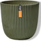 Capi Europe - Bloempot bol Groove 'made with' kunstgras groen - 22x20 - Kunstgras groen - Bloempot voor binnen en buiten - Capi ‘Made with’ - Gemaakt van gerecycled materiaal - Levenslang garantie - IGGG534