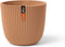 Capi Europe - Bloempot bol Groove 'made with' peachy fuzz - 17x15 - Peachy fuzz - Bloempot voor binnen en buiten - Capi ‘Made with’ - Gemaakt van gerecycled materiaal - Levenslang garantie - IGPF533