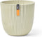 Capi Europe - Bloempot bol Groove 'made with' zaagsel beige - 13x12 - Zaagsel beige - Bloempot voor binnen en buiten - Capi ‘Made with’ - Gemaakt van gerecycled materiaal - Levenslang garantie - IGSW532