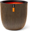 Capi Europe - Bloempot bol Groove NL - 35x34 - Goud - Opening Ø29 - Bloempot voor binnen en buiten - Levenslang garantie - Breukbestendig - 100% Recyclebaar - CO2 Neutraal geproduceerd - KGVGB932