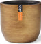 Capi Europe - Bloempot bol Retro Gold & Copper - 17x15 - Goud - Opening Ø15.4 - Bloempot voor binnen - 5 jaar garantie - BRTG133