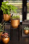 Capi Europe - Bloempot bol Retro Gold & Copper - 24x21 - Goud - Opening Ø20.9 - Bloempot voor binnen - 5 jaar garantie - BRTG134