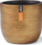 Capi Europe - Bloempot bol Retro Gold & Copper - 24x21 - Goud - Opening Ø20.9 - Bloempot voor binnen - 5 jaar garantie - BRTG134