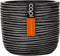 Capi Europe - Bloempot bol Rib Anthracite & Ivory - 17x15 - Antraciet - Opening Ø15.4 - Bloempot voor binnen - 5 jaar garantie - BOFZ133