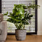 Capi Europe - Bloempot bol Rib NL - 43x41 - Antraciet - Opening Ø35 - Bloempot voor binnen en buiten - Levenslang garantie - Breukbestendig - 100% Recyclebaar - CO2 Neutraal geproduceerd - KOFZ933