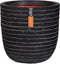 Capi Europe - Bloempot bol Row NL - 55x53 - Antraciet - Opening Ø46 - Bloempot voor binnen en buiten - Levenslang garantie - Breukbestendig - 100% Recyclebaar - CO2 Neutraal geproduceerd - KRWZ935