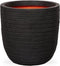 Capi Europe - Bloempot bol Row NL - 55x53 - Antraciet - Opening Ø46 - Bloempot voor binnen en buiten - Levenslang garantie - Breukbestendig - 100% Recyclebaar - CO2 Neutraal geproduceerd - KRWZ935