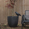 Capi Europe - Bloempot bol Smooth NL - 43x41 - Zwart - Opening Ø35 - Bloempot voor binnen en buiten - Levenslang garantie - Breukbestendig - 100% Recyclebaar - CO2 Neutraal geproduceerd - KBL933