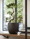 Capi Europe - Bloempot bol Smooth NL - 43x41 - Zwart - Opening Ø35 - Bloempot voor binnen en buiten - Levenslang garantie - Breukbestendig - 100% Recyclebaar - CO2 Neutraal geproduceerd - KBL933