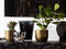 Capi Europe - Bloempot bol Terrazzo Gold - 17x15 - Goud - Opening Ø15.4 - Bloempot voor binnen - 5 jaar garantie - BTZG133