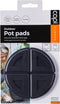 Capi Europe - Bloempot pads outdoor zwart - 5x5 - Zwart - Capi Accessoires