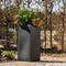 Capi Europe - Bloempot rechthoek Smooth NL - 36x79 - Zwart - Opening Ø26 - Bloempot voor binnen en buiten - Levenslang garantie - Breukbestendig - 100% Recyclebaar - CO2 Neutraal geproduceerd - KBL952