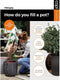 Capi Europe - Bloempot vierkant Rib NL - 30x30 - Zwart - Opening Ø24 - Bloempot voor binnen en buiten - Levenslang garantie - Breukbestendig - 100% Recyclebaar - CO2 Neutraal geproduceerd - KBLR902