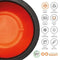 Capi Europe - Bloempot vierkant Rib NL - 30x30 - Zwart - Opening Ø24 - Bloempot voor binnen en buiten - Levenslang garantie - Breukbestendig - 100% Recyclebaar - CO2 Neutraal geproduceerd - KBLR902