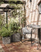 Capi Europe - Bloempot vierkant Rib NL - 50x50 - Antraciet - Opening Ø42 - Bloempot voor binnen en buiten - Levenslang garantie - Breukbestendig - 100% Recyclebaar - CO2 Neutraal geproduceerd - KOFZ904