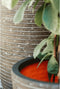 Capi Europe - Bloempot vierkant Row NL - 40x40x40 - Olijfgroen - Opening Ø32 - Voor binnen en buiten - Levenslang garantie - Breukbestendig - 100% Recyclebaar - KRWG903