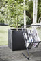 Capi Europe - Bloempot vierkant Smooth NL - 40x40 - Zwart - Opening Ø32 - Bloempot voor binnen en buiten - Levenslang garantie - Breukbestendig - 100% Recyclebaar - CO2 Neutraal geproduceerd - KBL903