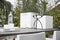 Capi Europe - Bloempot vierkant Terrazzo - 30x30 - Zwart - Bloempot voor buiten - FIT902