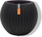 Capi Europe - Vaas bol Groove Black & Gold - 10x9 - Zwart - Opening Ø7.2 - Bloempot voor binnen - 5 jaar garantie - BGVBL101